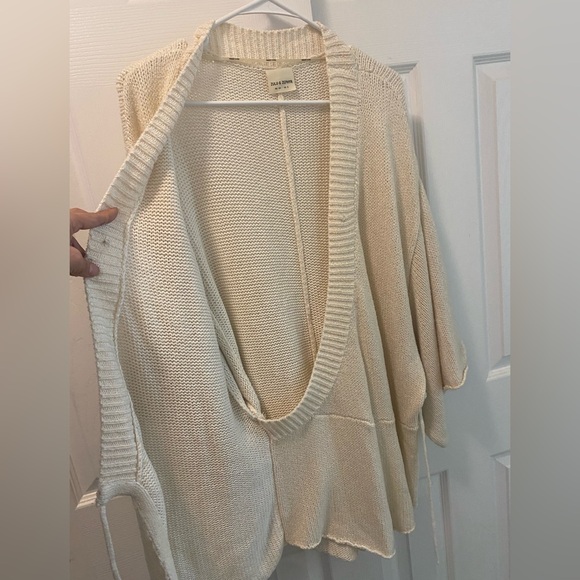 NWOT | Zulu & Zephyr | Awoken Knit Romper| Wrap Playsuit | Cream | S - Picture 6 of 13